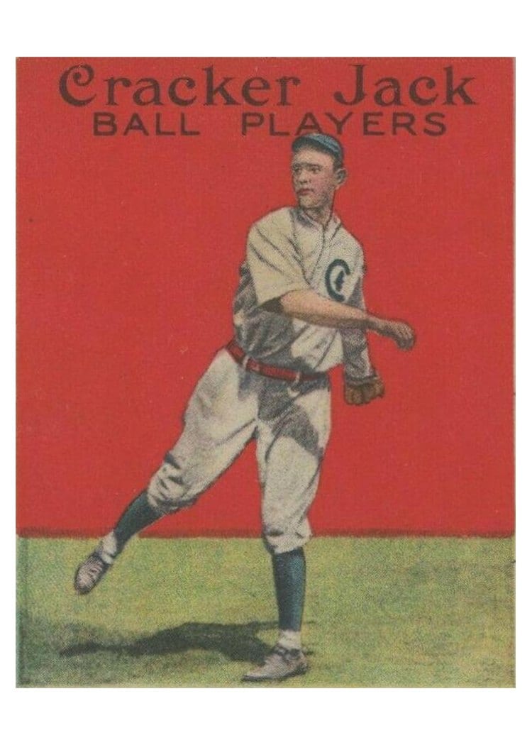 1914 Cracker Jack Lawrence Cheney #89 card
