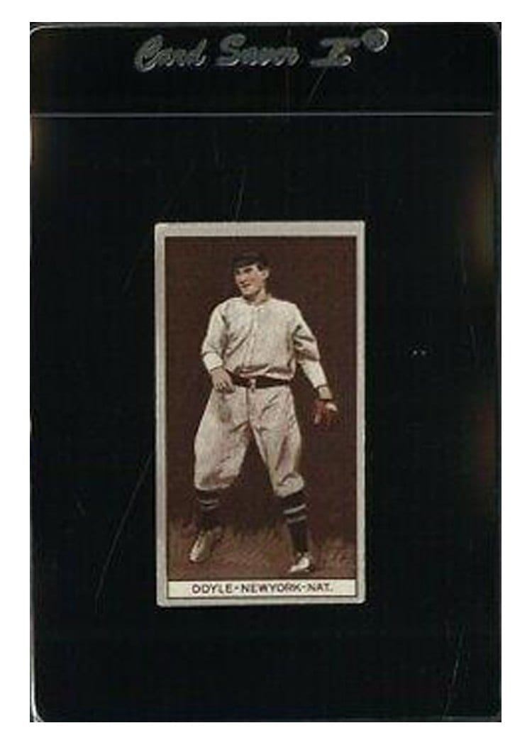 1912 T207 Brown Background Lawrence Doyle card
