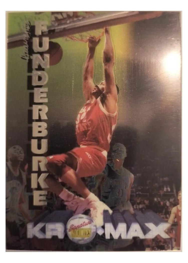 1995 Signature Rookies Kro-Max Lawrence Funderburke #36 card