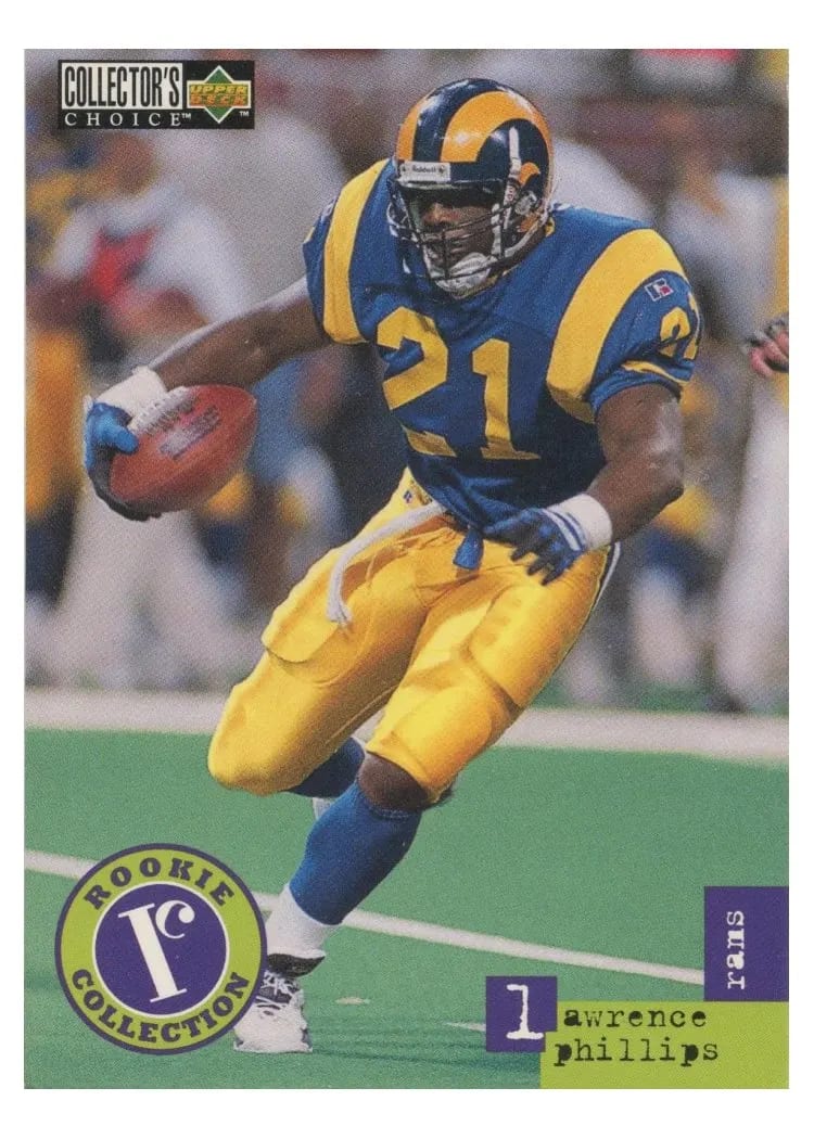 1996 Collector's Choice Update Lawrence Phillips #U25 card