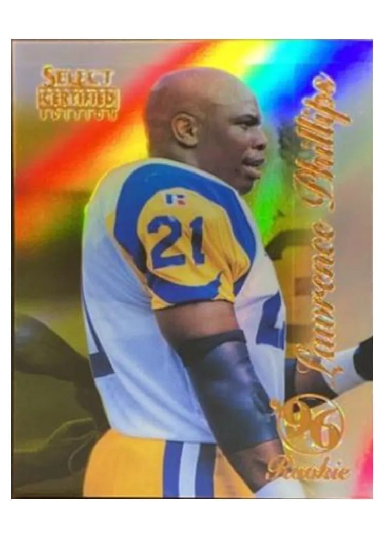 1996 Select Certified Lawrence Phillips #97 card