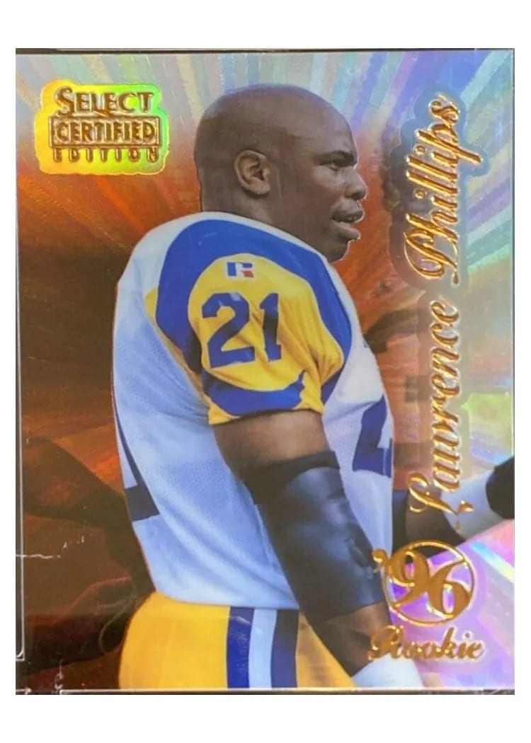1996 Select Certified Lawrence Phillips #97 card