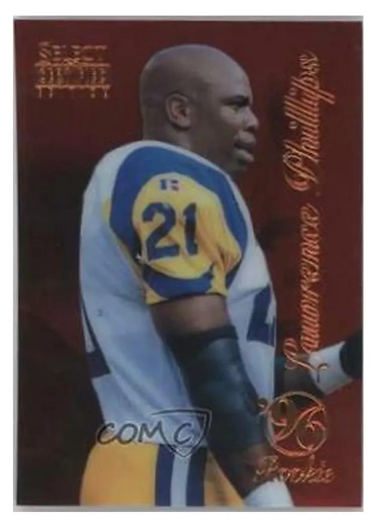 1996 Select Certified Lawrence Phillips #97 card