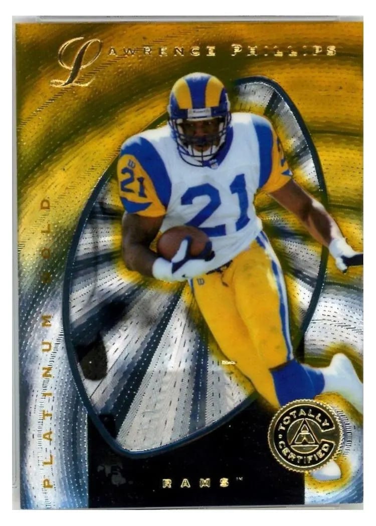 1997 Pinnacle Totally Certified Lawrence Phillips #101 card