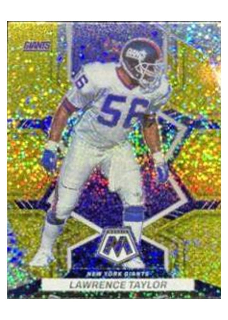 2022 Panini Mosaic Base Set Lawrence Taylor Gold Sparkle #249 card