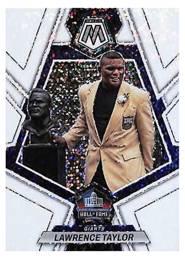 2023 Panini Mosaic Base Set Lawrence Taylor White Sparkle #275 card