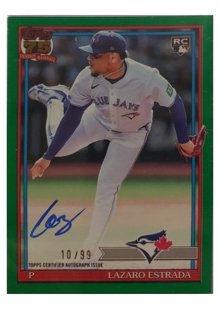 2026 Topps 1991 Topps Autographs Lazaro Estrada #91A-LAZ card