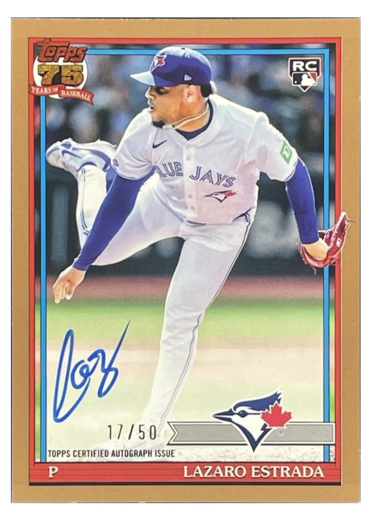 2026 Topps 1991 Topps Autographs Lazaro Estrada #91A-LAZ card