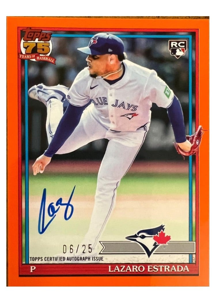 2026 Topps 1991 Topps Autographs Lazaro Estrada #91A-LAZ card