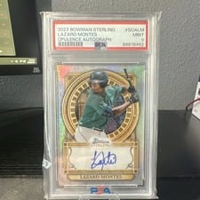 2023 Bowman Sterling Opulence Autographs Lázaro Montes #SOA-LM