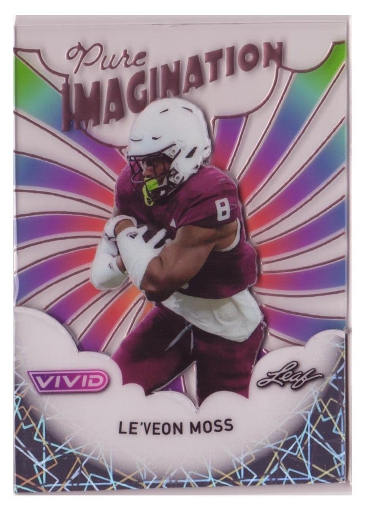 2025 Leaf Vivid Pure Imagination Le’Veon Moss #PB-28 card