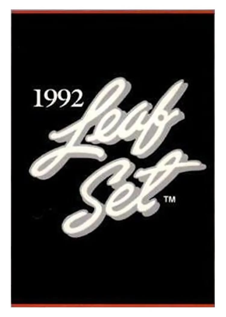 1992 Leaf Leaf Set Card card