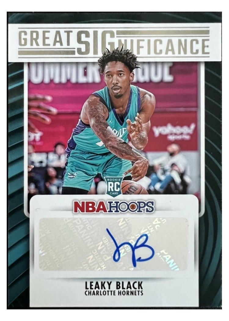 2023-24 Hoops Great SIGnificance Leaky Black #GS-LEA card