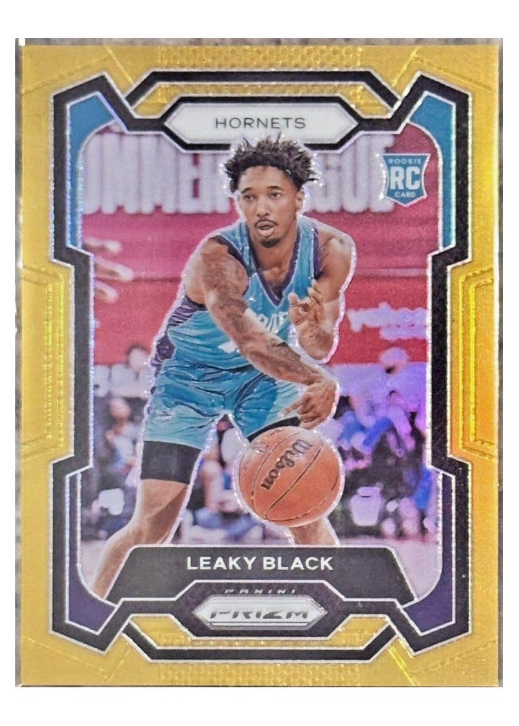 2023-24 Panini Prizm Base Set Leaky Black #284 card