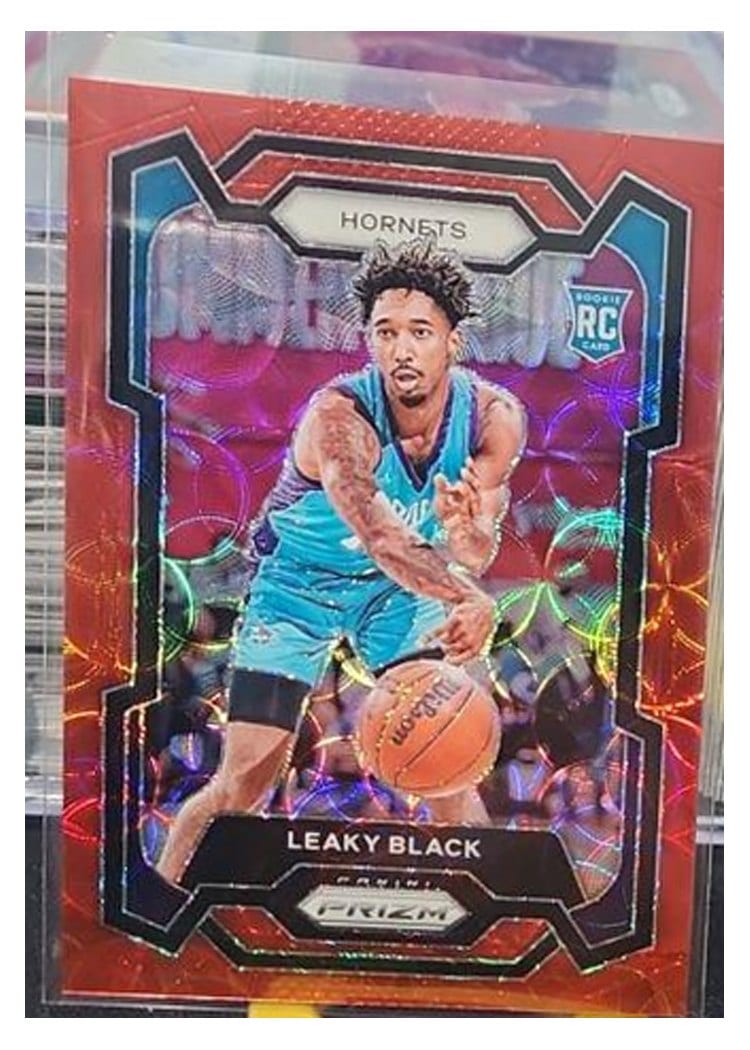 2023-24 Panini Prizm Base Set Leaky Black #284 card