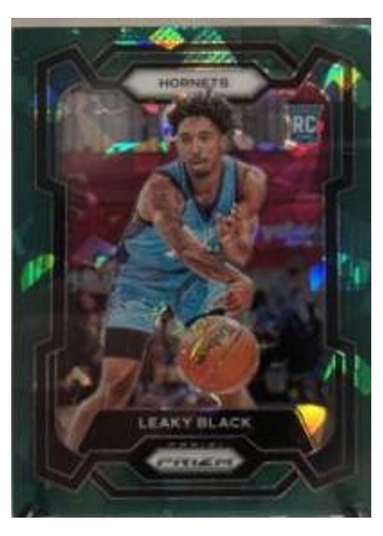 2023-24 Panini Prizm Base Set Leaky Black #284 card