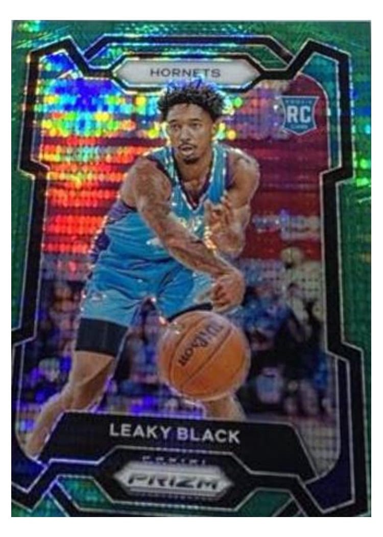 2023-24 Panini Prizm Base Set Leaky Black #284 card