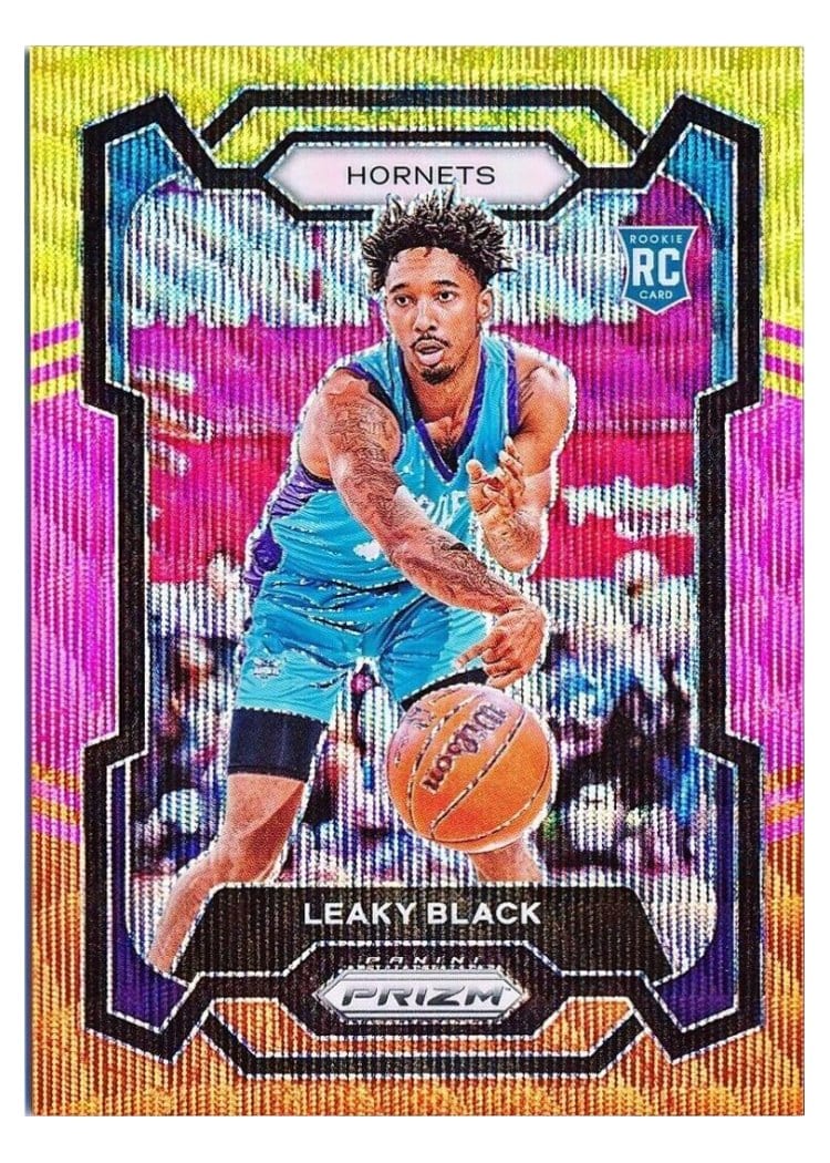 2023-24 Panini Prizm Base Set Leaky Black #284 card