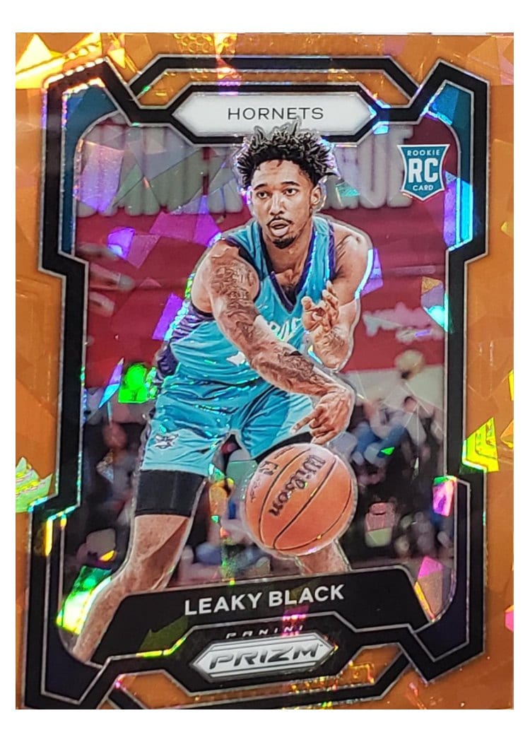 2023-24 Panini Prizm Base Set Leaky Black #284 card
