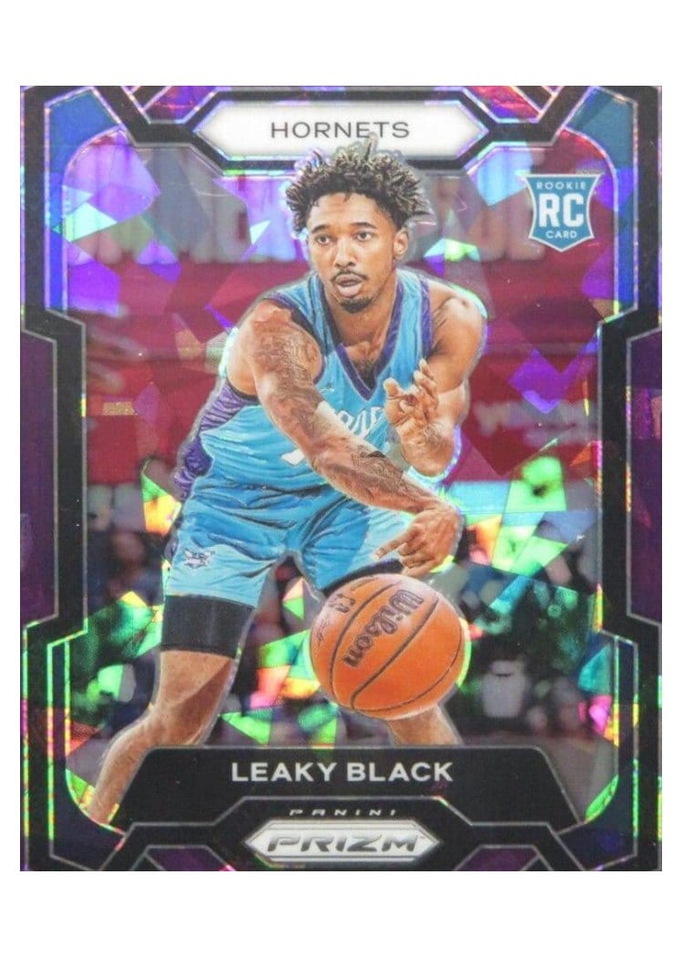 2023-24 Panini Prizm Base Set Leaky Black #284 card