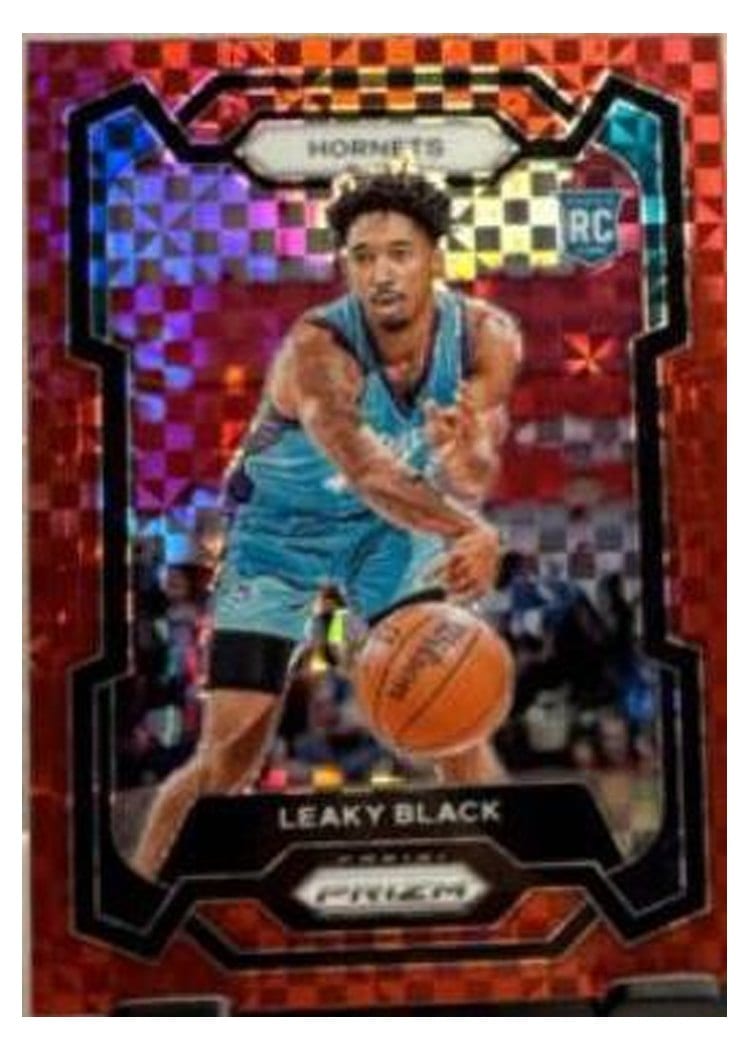 2023-24 Panini Prizm Base Set Leaky Black Red Power #284 card