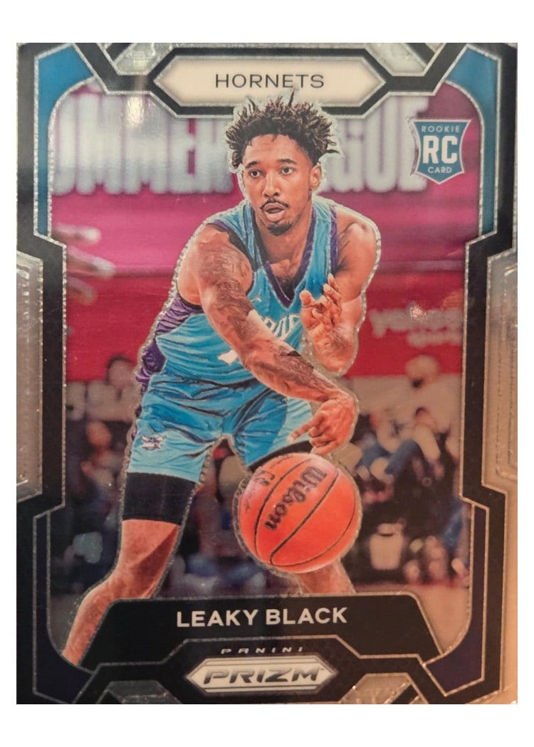2023-24 Panini Prizm Base Set Leaky Black #284 card