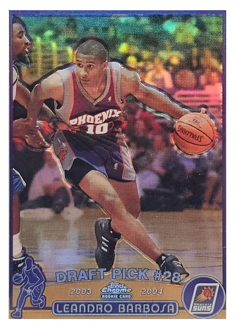 2003 Topps Chrome Leandro Barbosa #138 card