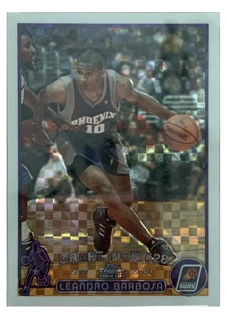 2003 Topps Chrome Leandro Barbosa #138 card