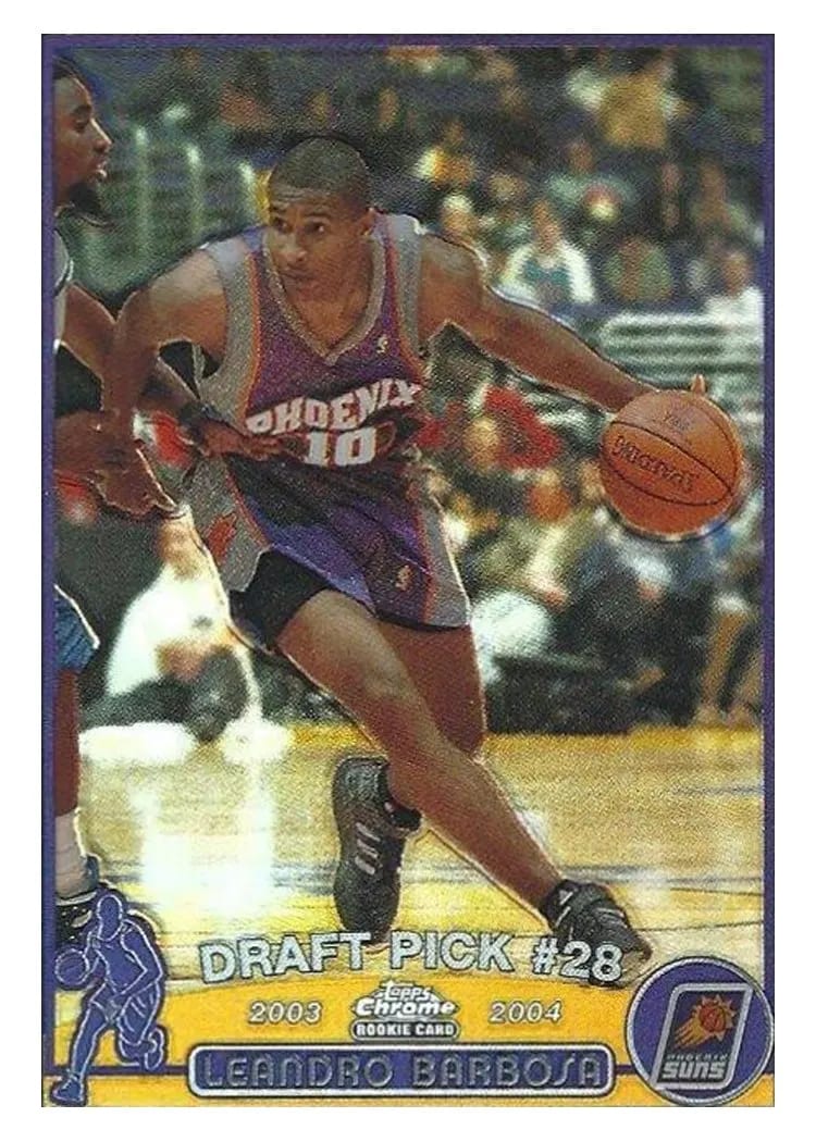 2003 Topps Chrome Leandro Barbosa #138 card