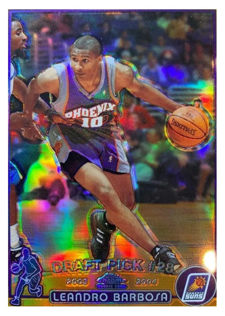 2003 Topps Chrome Leandro Barbosa #138 card