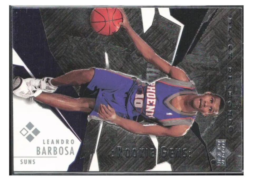 2003 Upper Deck Black Diamond Leandro Barbosa #163 card