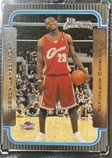 2003 Bowman LeBron James #123 card