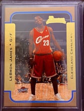 2003 Bowman LeBron James Gold #123 card