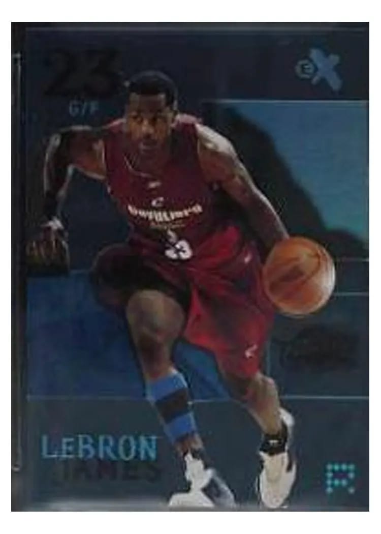 2003 Fleer E-X LeBron James #102 card
