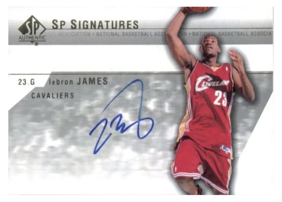 LeBron James, 2003 SP Authentic Signatures