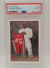 2003 Topps LeBron James #221 card