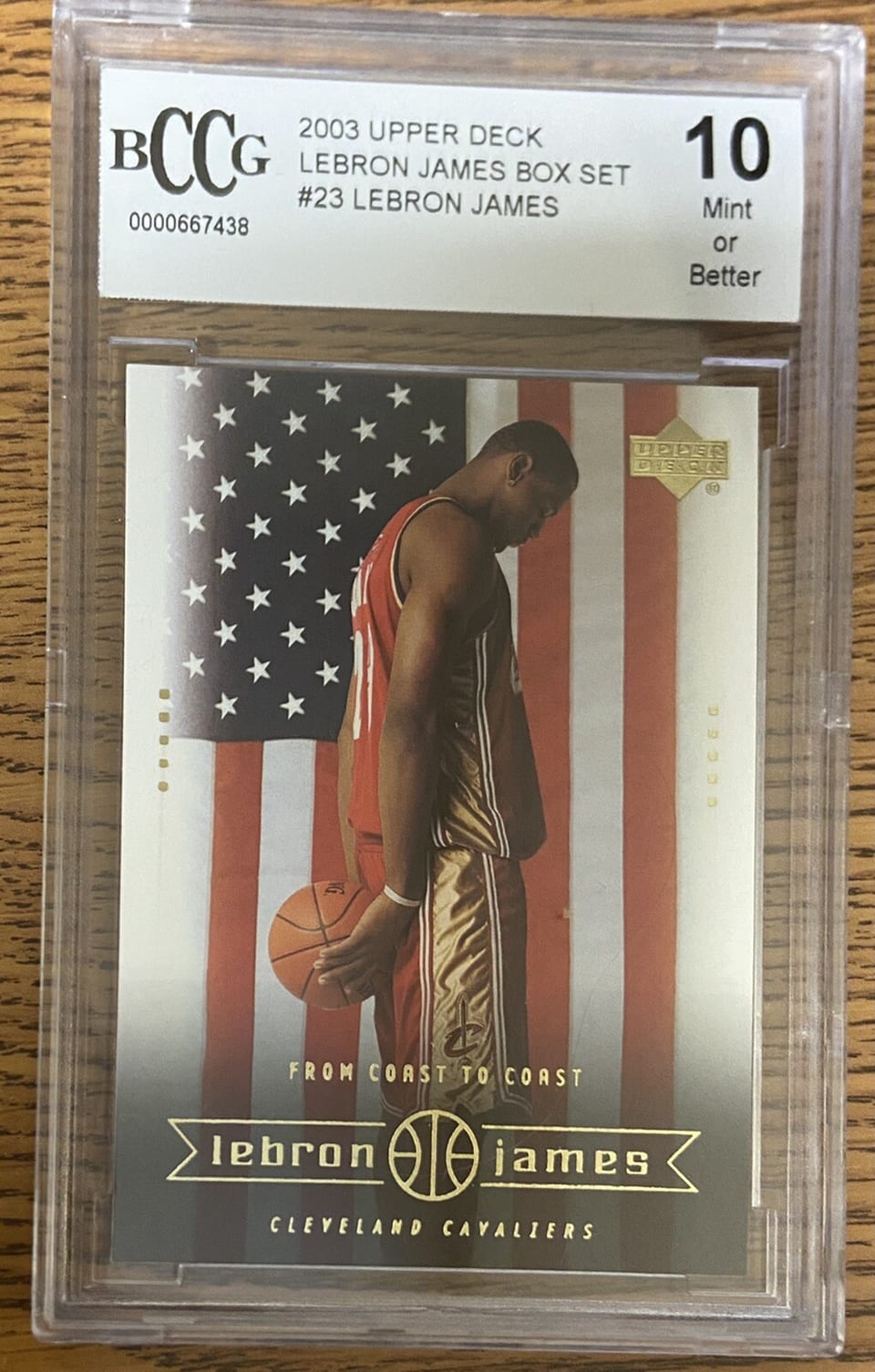 2003 Upper Deck Box Set LeBron James #23 card