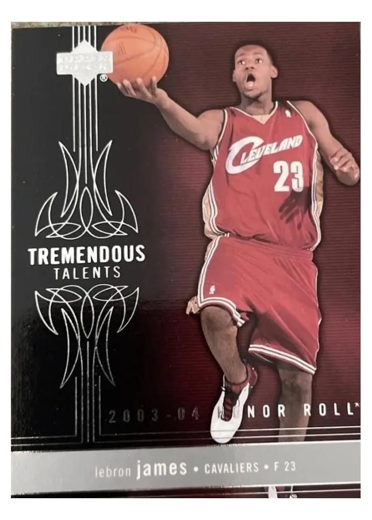 2003 Upper Deck Honor Roll Lebron James #TT7 card