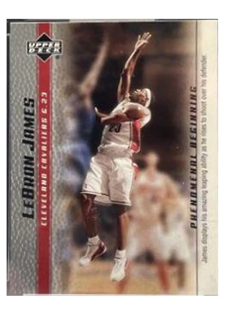2003 Upper Deck Phenomenal Beginning LeBron James #12 card