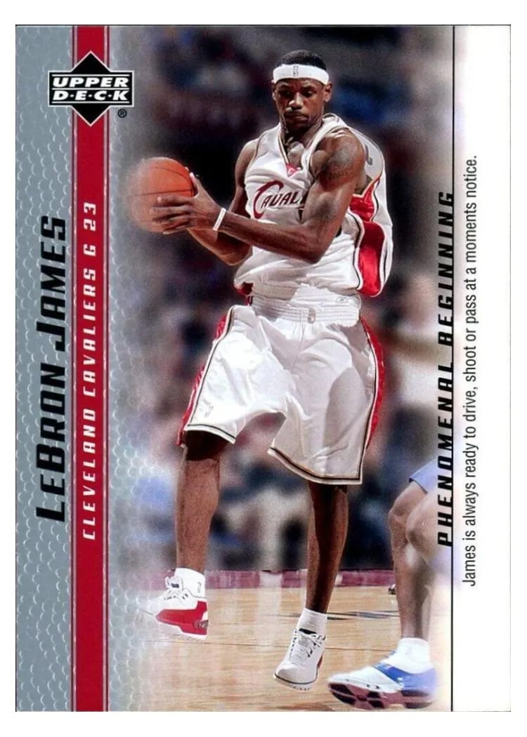 2003 Upper Deck Phenomenal Beginning LeBron James #16 card