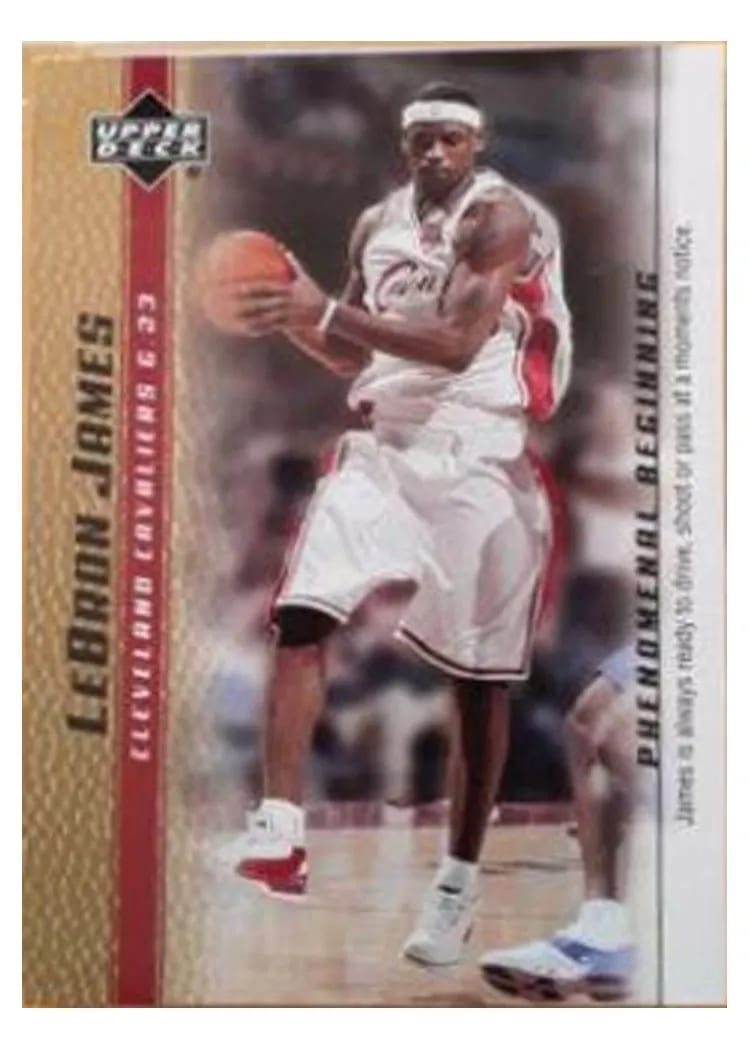 2003 Upper Deck Phenomenal Beginning LeBron James #16 card