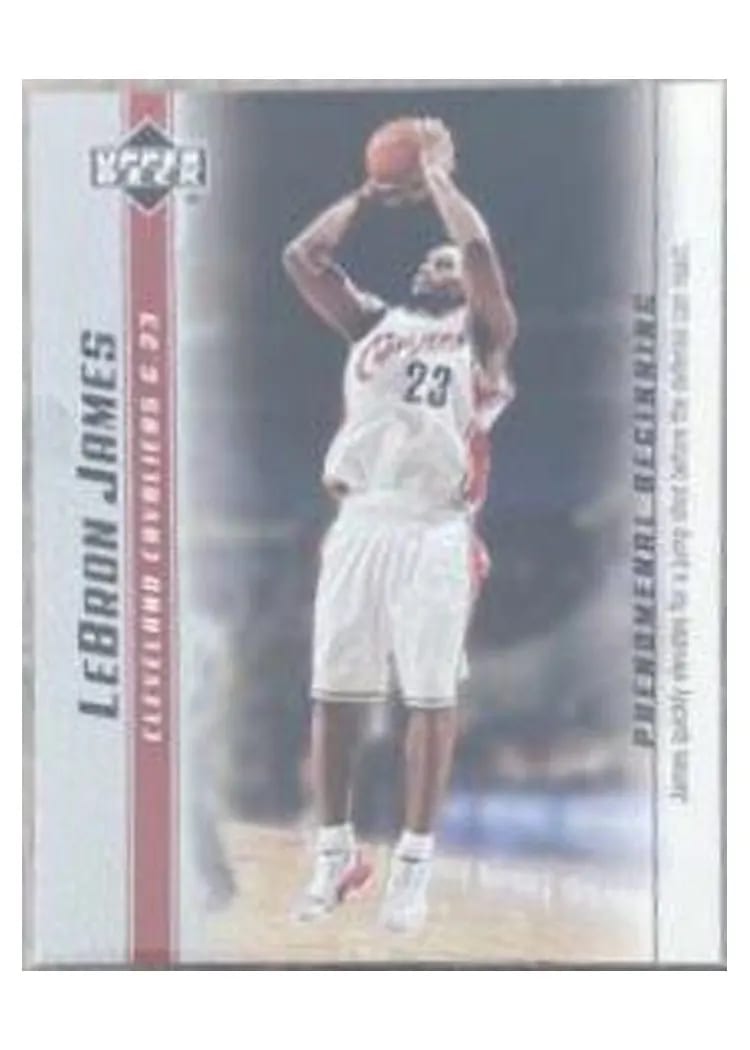 2003 Upper Deck Phenomenal Beginning LeBron James #3 card