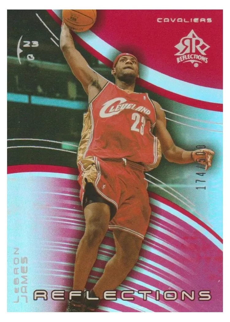 2003 Upper Deck Triple Dimensions Lebron James #10 card