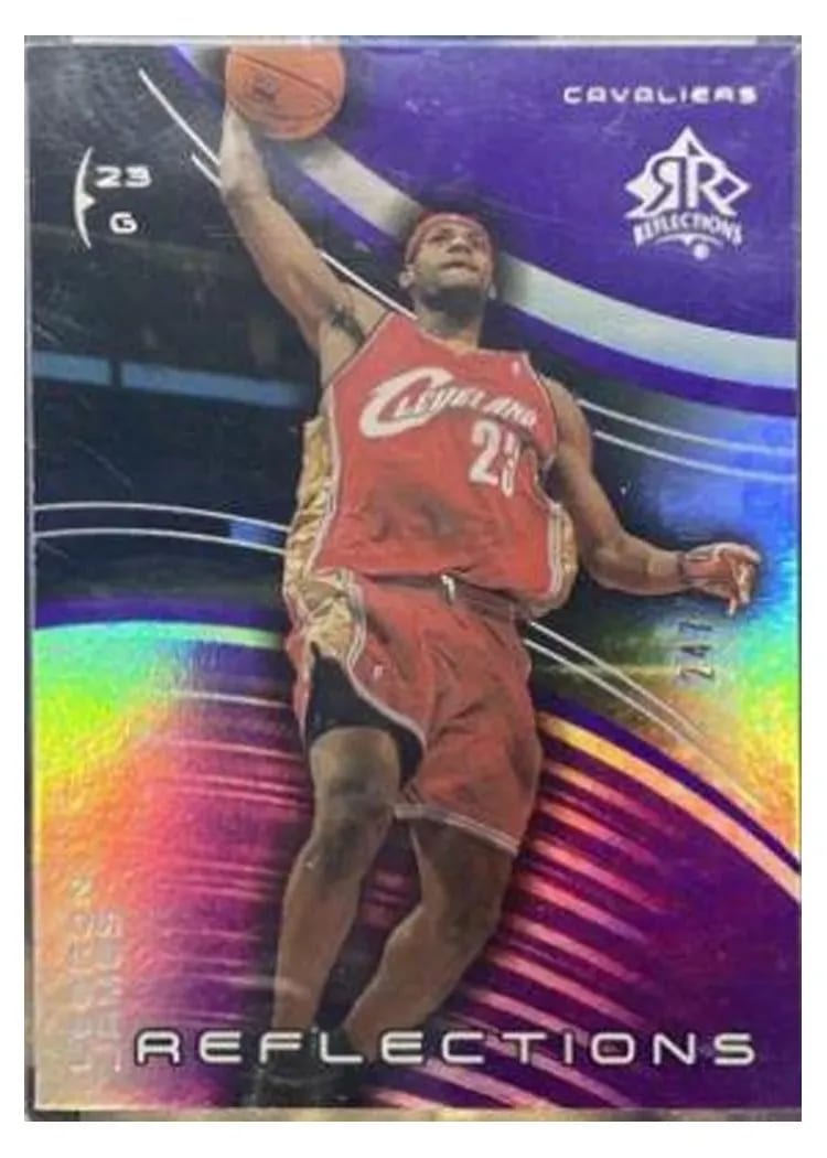 LeBron James, 2003 Upper Deck Triple Dimensions Reflections