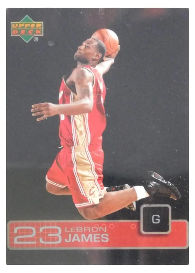2003 Upper Deck Lebron James #UD-1 card