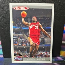 2004-05 Topps Total Base Set Lebron James #4 card