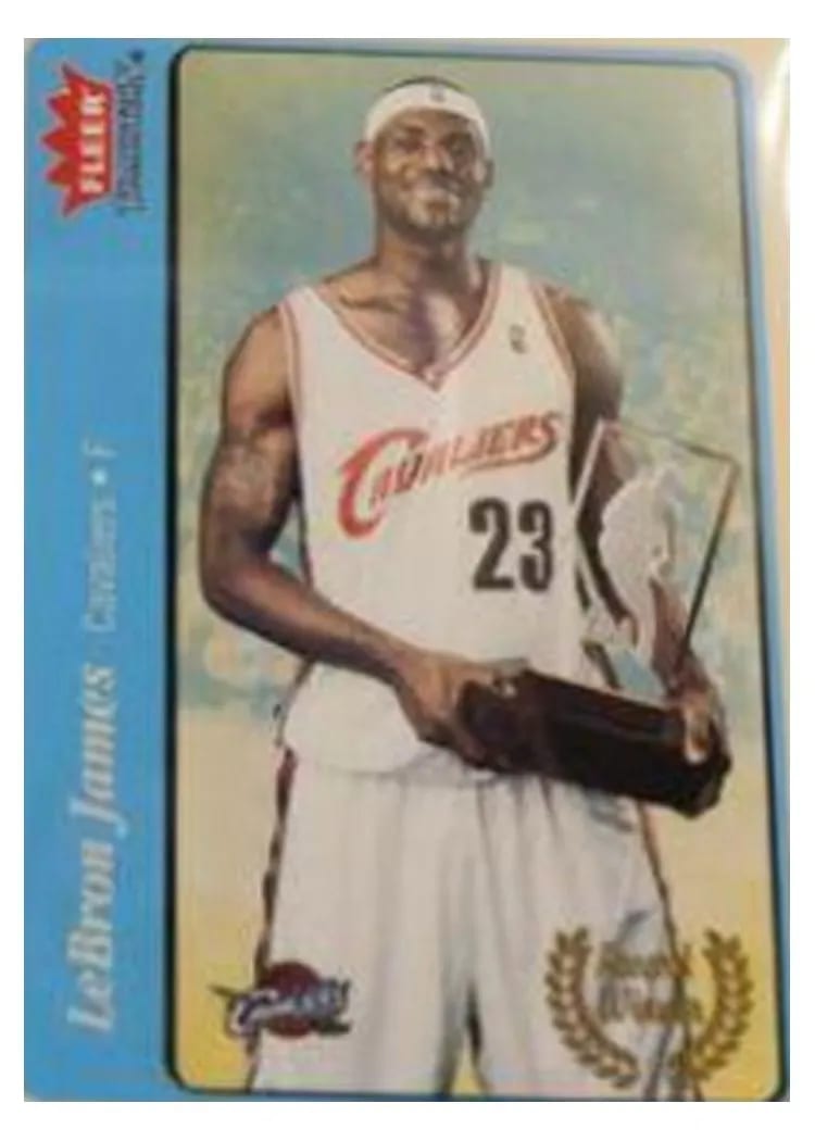 2004 Fleer LeBron James #210 card