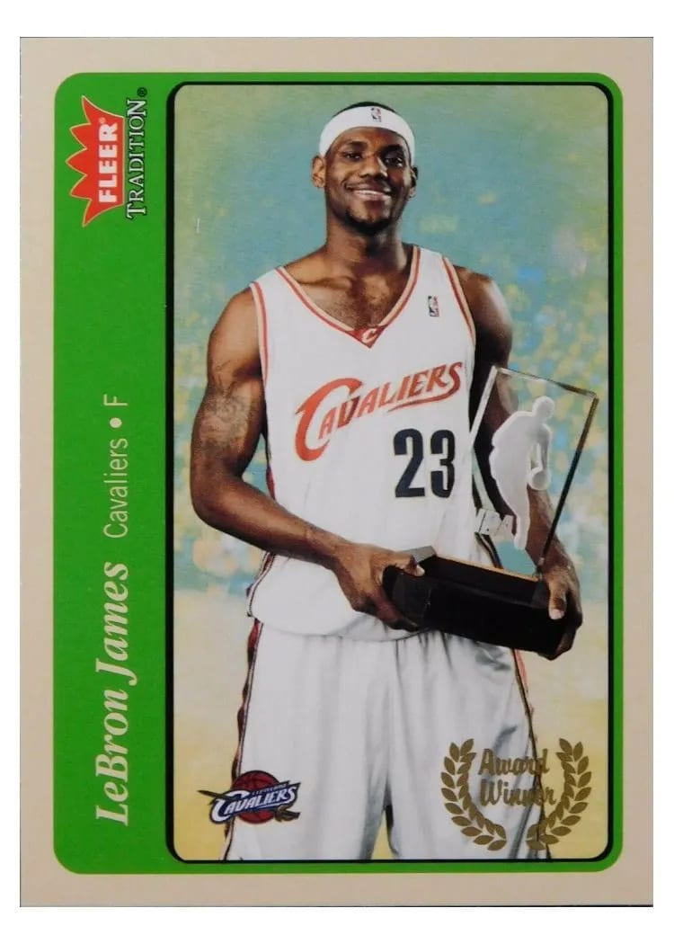 2004 Fleer LeBron James #210 card