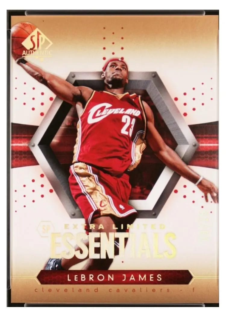 2004 SP Authentic LeBron James Extra Limited #95 card