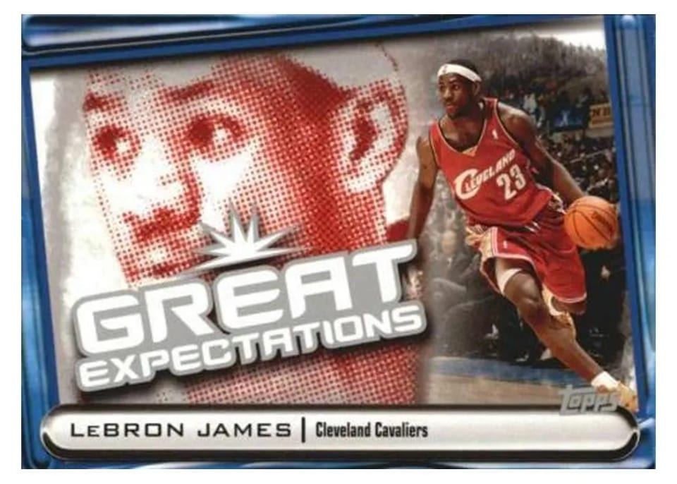 2004 Topps Great Expectations Lebron James #GE-LJ card